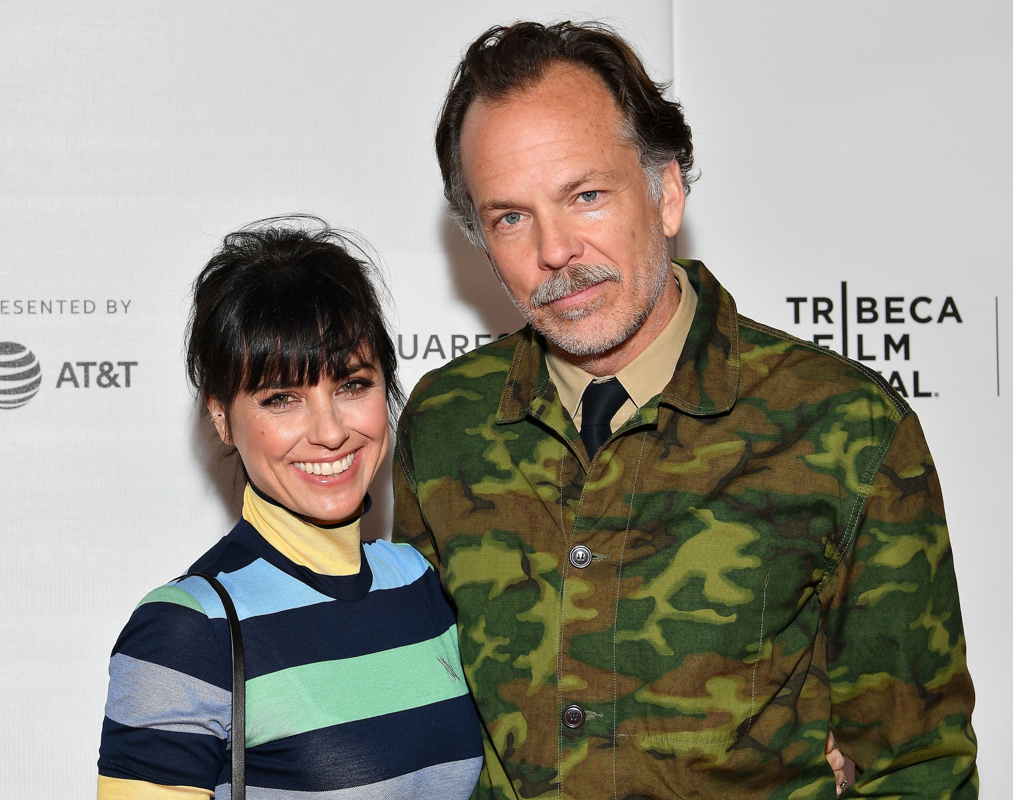 Constance Zimmer (L) and Russ Lamoureux attend the 