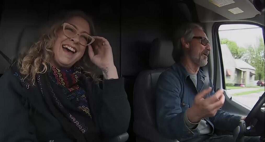 Danielle Colby and Mike Wolfe