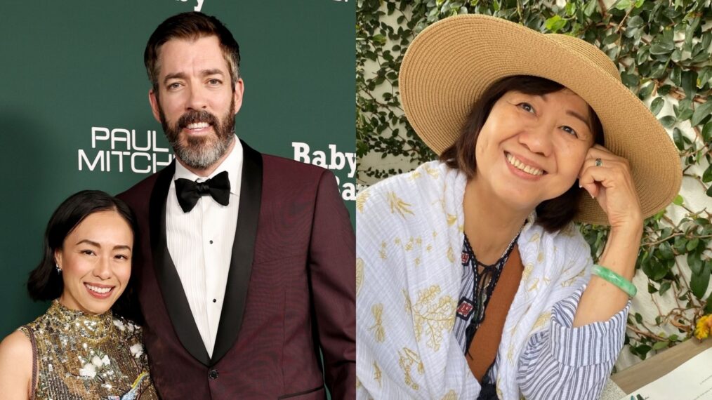 Linda Phan and Drew Scott attend the 2025 Baby2Baby Gala presented by Paul Mitchell at Pacific Design Center on November 08, 2025 in West Hollywood, California; Linda Phan's mother via Drew Scott Instagram, February 5, 2026.
