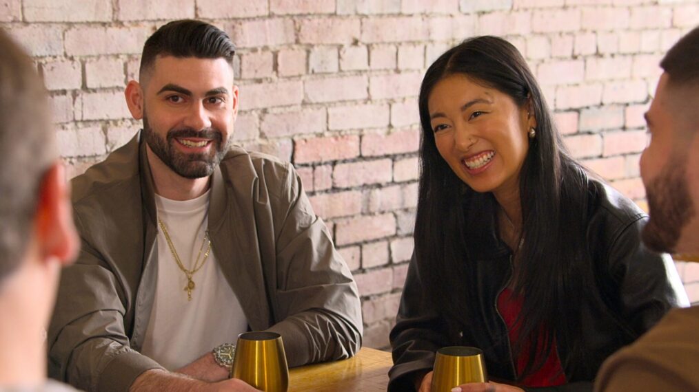 Mike Gibney and Emma Betsinger in episode 1008 of Love is Blind