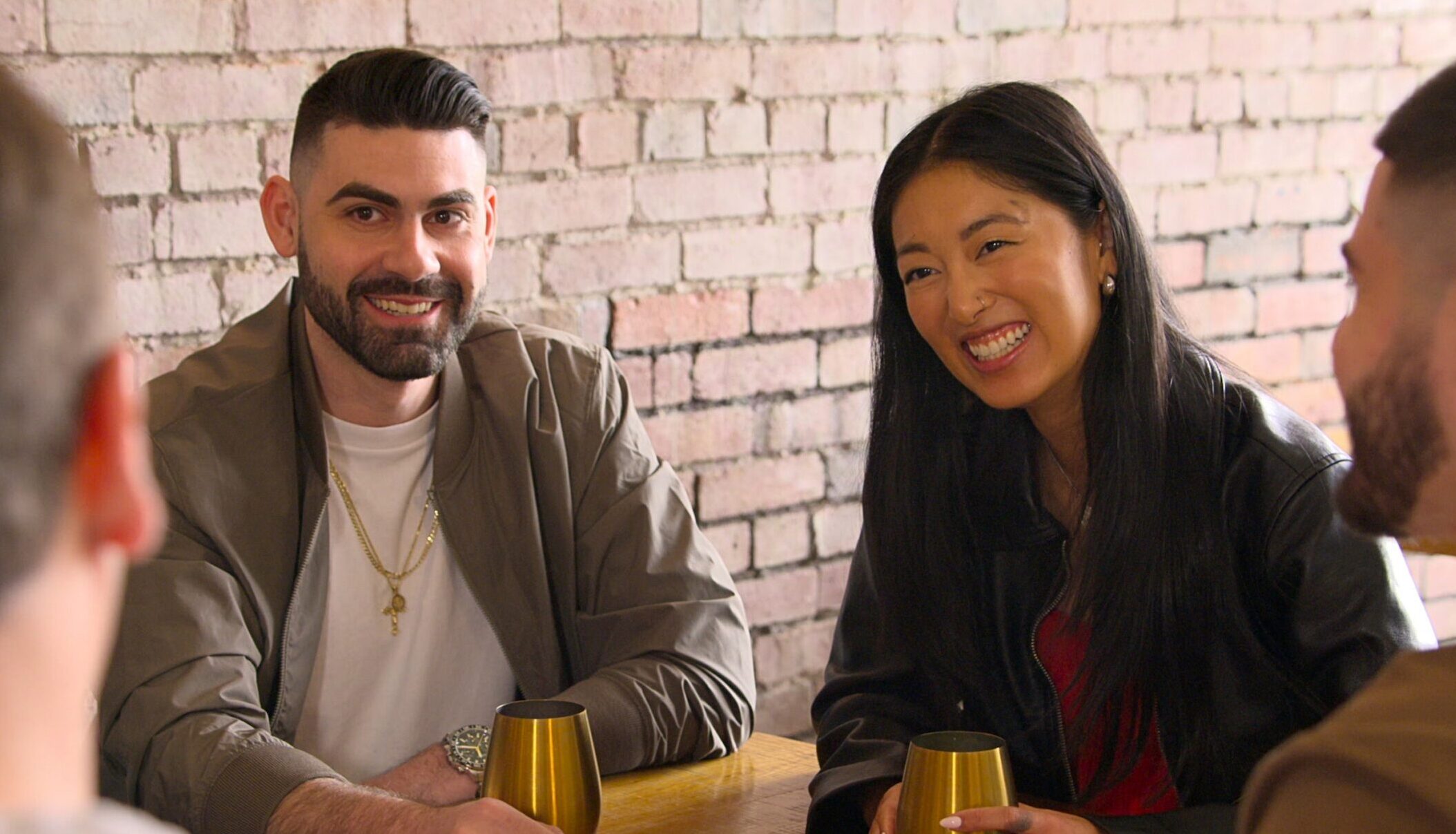 Mike Gibney and Emma Betsinger in episode 1008 of Love is Blind