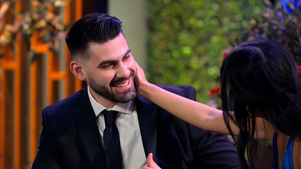 Mike Gibney and Emma Betsinger in episode 1005 of Love Is Blind