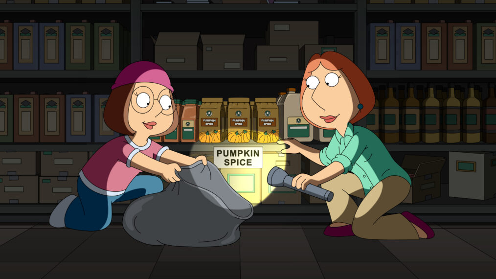 FAMILY GUY: Meg?discovers the seasonal?delight that is the pumpkin spice?latte,?but when the limited time offering lapses, her and?Lois concoct an elaborate heist to steal the formula in the all-new Pumpkin Spice?Girls episode of Family Guy airing Sunday, February 22 (8:00-8:30 PM ET/PT) on FOX. FAMILY GUY © 2026 by 20th Television