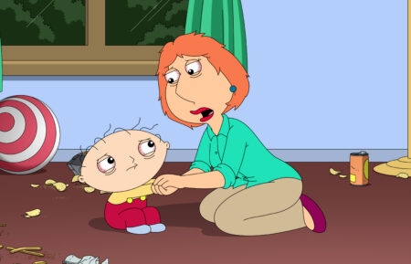 FAMILY GUY: For the first time in the show's history, Lois and Stewie finally understand each other -- thanks to Brian's edibles -- and explore and try to explain their complicated relationship in the all-new The Edible Arrangement season premiere episode of Family Guy airing Sunday, February 15 (9:31-10:00 PM ET/PT) on FOX. FAMILY GUY © 2026 by 20th Television
