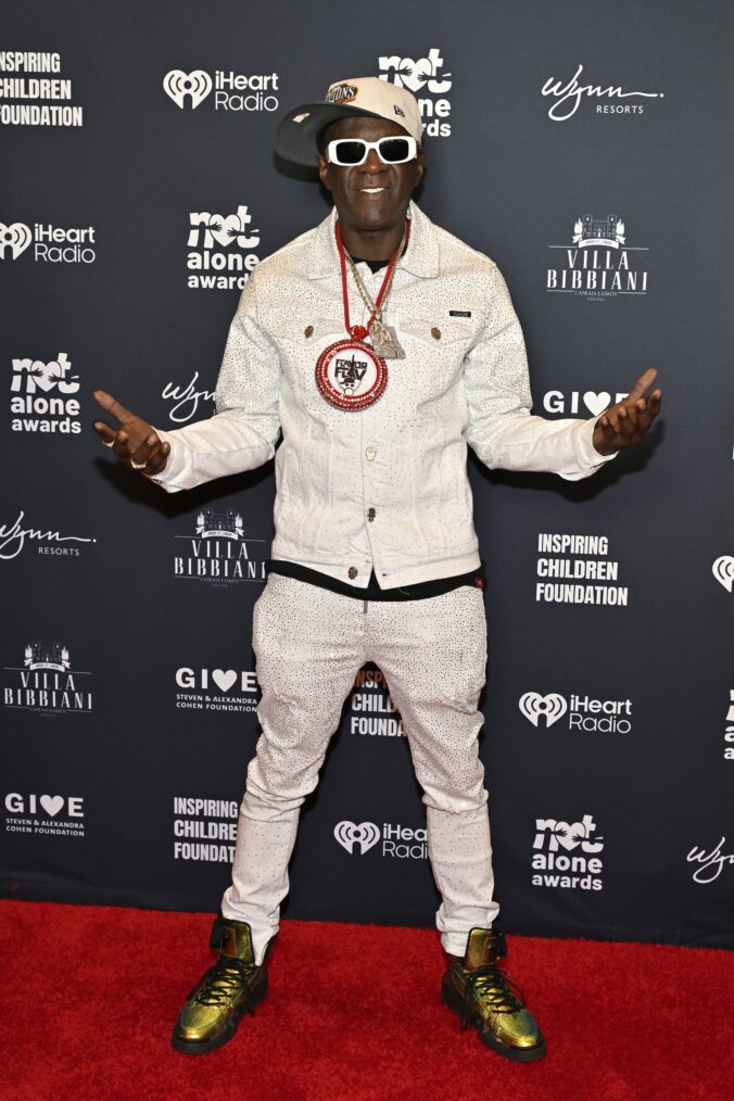 Flavor Flav attends the inaugural Not Alone Awards at the Wynn Las Vegas on November 11, 2025 in Las Vegas, Nevada.