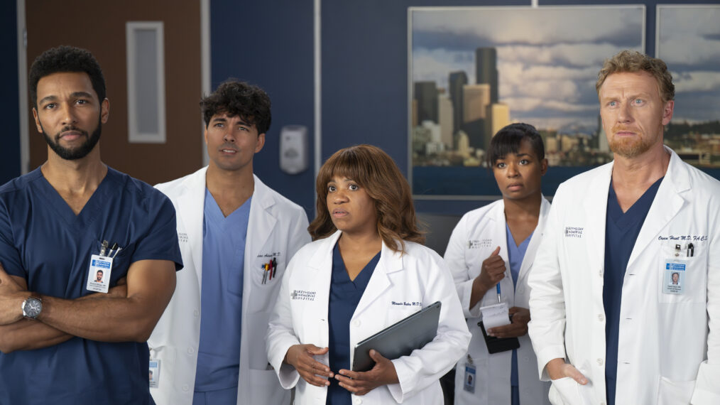 GREY’S ANATOMY - “Heavy on Me” - Bailey and Owen join forces to save a tumor patient, while Richard faces an internal battle. Meanwhile, Jules struggles with her feelings for Winston. THURSDAY, JAN. 15 (10:00-11:00 p.m. EST) on ABC. (Disney/Anne Marie Fox) ANTHONY HILL, NIKO TERHO, CHANDRA WILSON, ALEXIS FLOYD, KEVIN MCKIDD