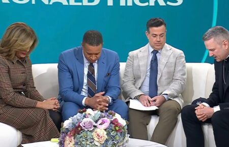 Hoda Kotb, Craig Melvin, Carson Daly, and Ronald Hicks on the February 17, 2026, episode of NBC's 'Today.'