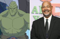 Invincible Season 4 - First Look; Kevin Michael Richardson in Invincible; Courtesy of Prime; Kevin Michael Richardson - Kevin Michael Richardson attends 'The Simpsons' holiday special world premiere screening for Disney+'s 'O C'mon All Ye Faithful' at El Capitan Theatre on December 13, 2024 in Los Angeles, California. (Photo by Rodin Eckenroth/Getty Images)