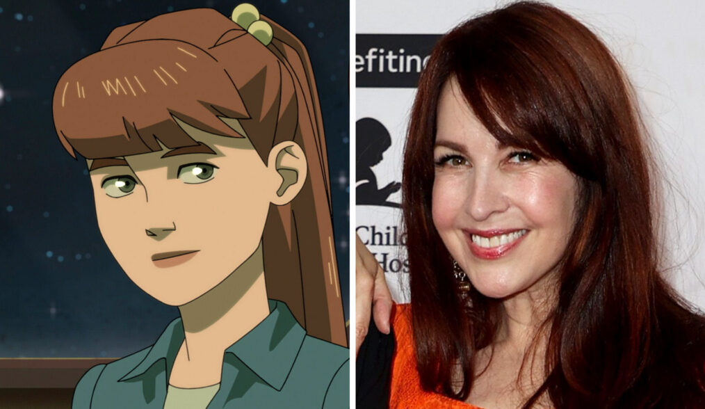 INVINCIBLE, from left: Monster Girl (voice: Grey Griffin), Robot (voice: Ross Marquand), (Season 2, Part 2, ep. 206, aired Mar 21, 2024). photo: ©Amazon / Courtesy Everett Collection; Tex Hammond and Grey Griffin attend the 26th Annual LA Art Show Opening Night Gala at Los Angeles Convention Center on July 29, 2021 in Los Angeles, California. (Photo by Kevin Winter/Getty Images)