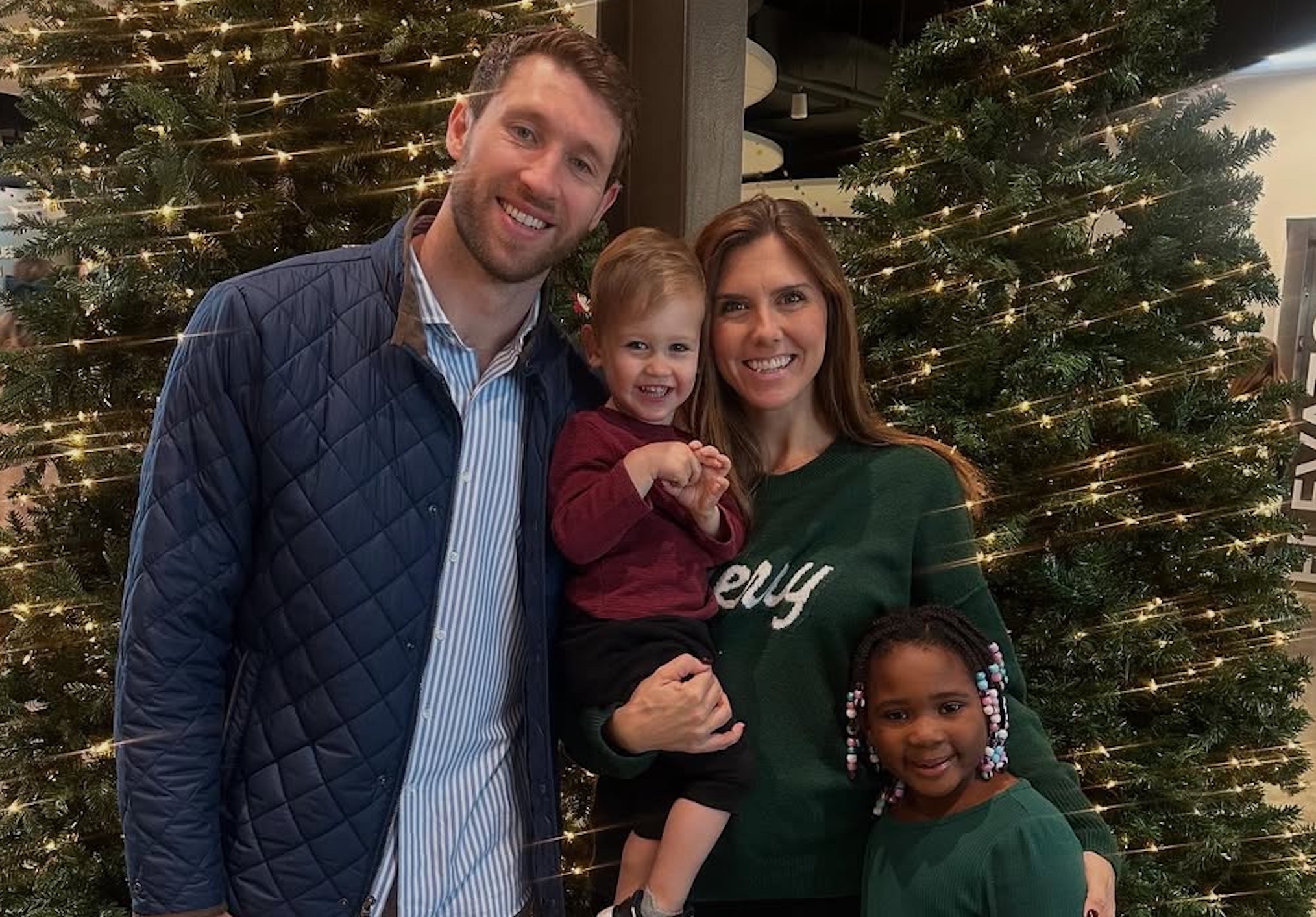 Jaccob and Kylie Slavin and kids