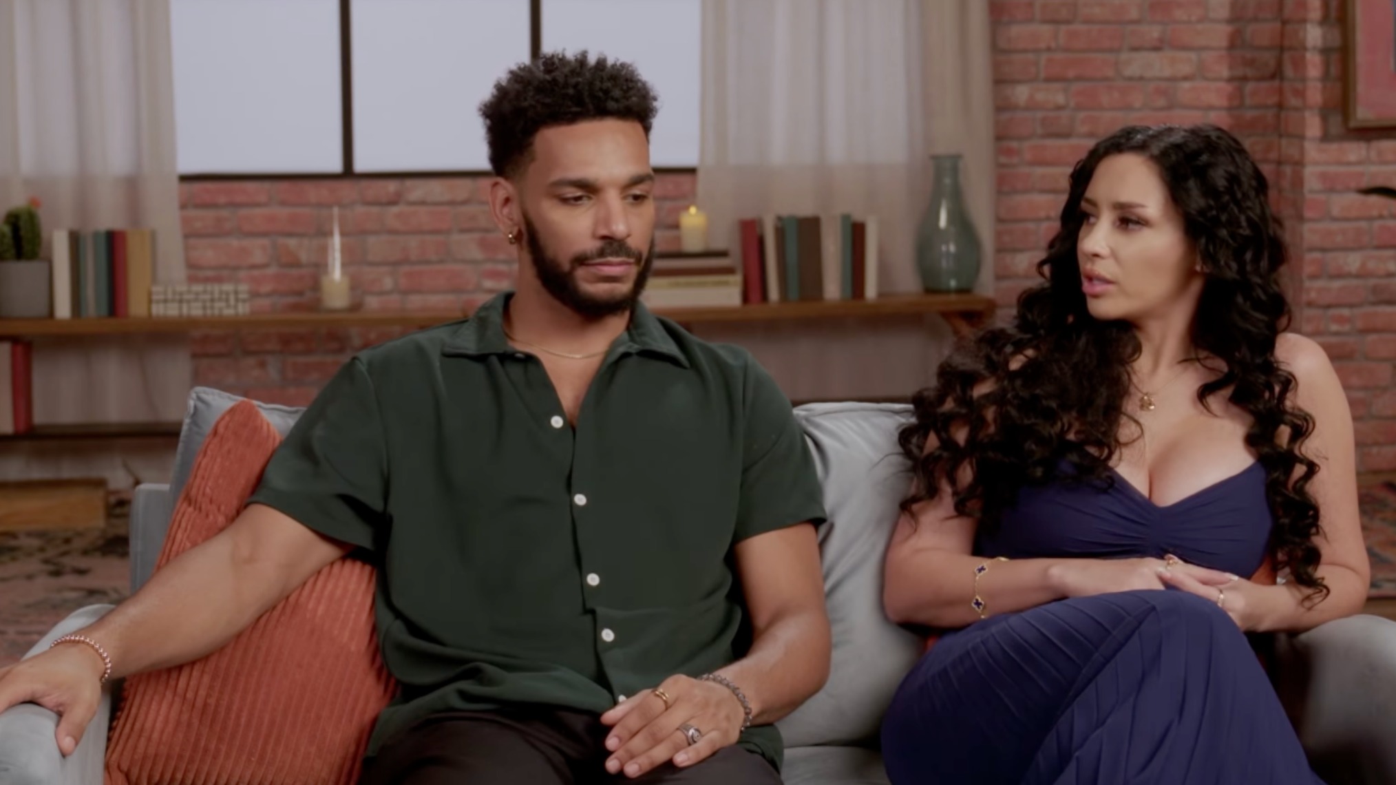 Jamal Menzies and Sophie Sierra on90 DaBetween the Sheets