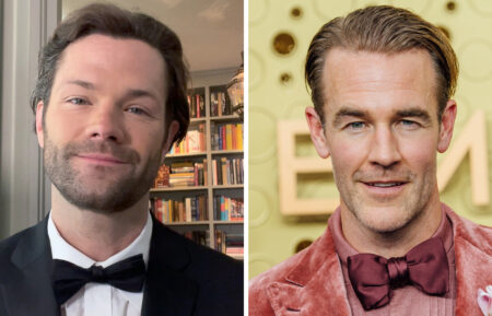 In this screengrab, Jared Padalecki speaks at the 26th Annual Critics Choice Awards on March 07, 2021. (Photo by Getty Images/Getty Images for the Critics Choice Association); James Van der Beek arrives at the 71st Emmy Awards at Microsoft Theater on September 22, 2019 in Los Angeles, California. (Photo by Emma McIntyre/Getty Images)