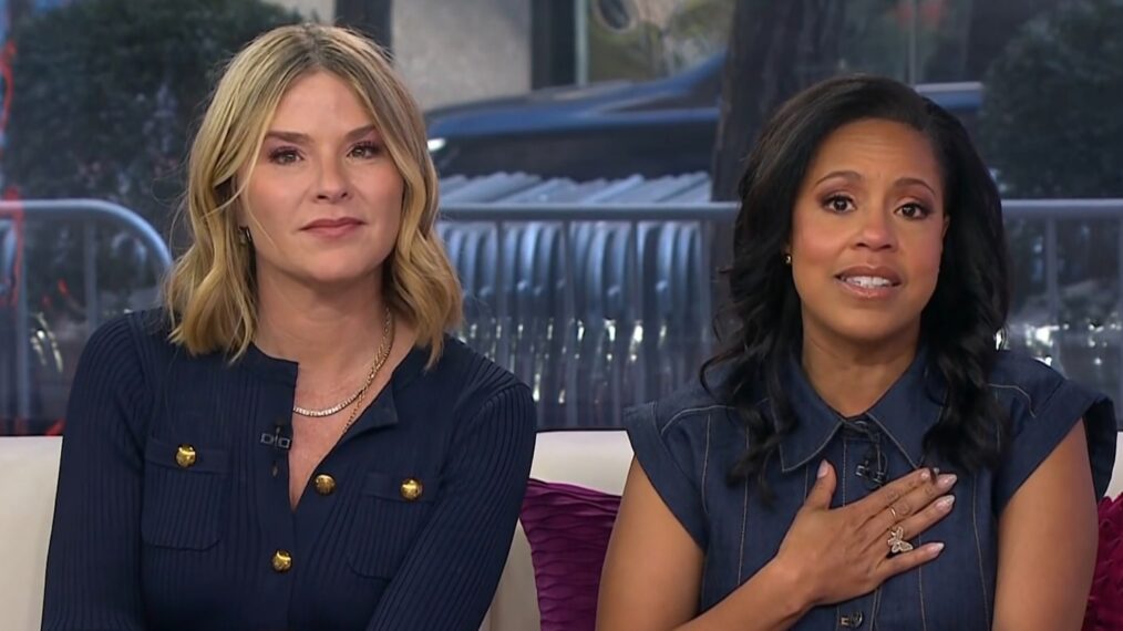 Jenna Bush Hager and Sheinelle Jones on the February 4, 2026, episode of NBC's 'Today With Jenna & Sheinelle.'