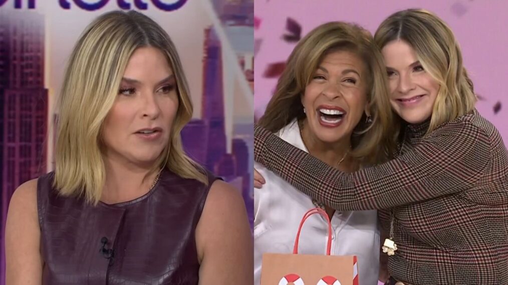 Jenna Bush Hager on the February 6, 2026, episode of NBC's 'Today With Jenna & Sheinelle'; Hoda Kotb and Jenna Bush Hager on the November 25, 2025, episode of NBC's 'Today With Jenna & Friends.'