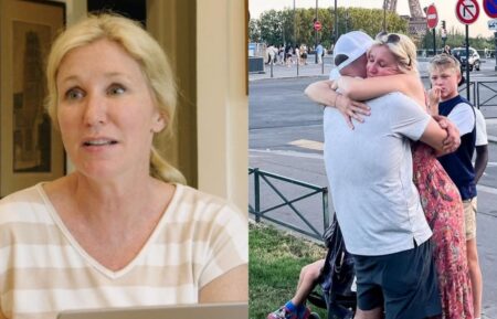 Jenny Marrs on Season 7, Episode 11, of HGTV's 'Fixer to Fabulous'; Dave Marrs and Jenny Marrs via Instagram, July 8, 2023.