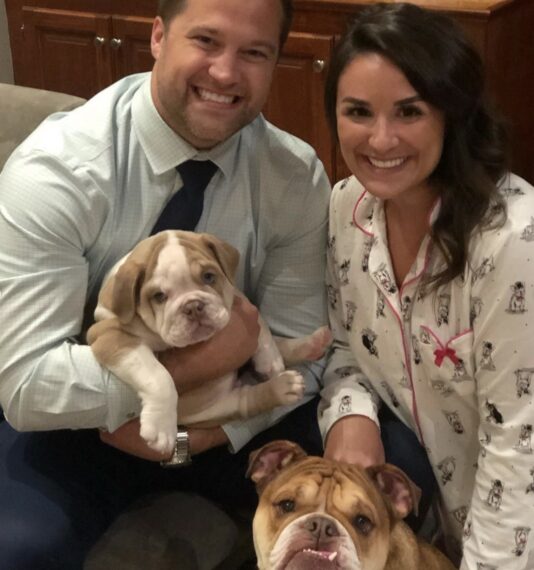 Jessica Barrett of Love Is Blind and her ex husband Alexander Campolo.