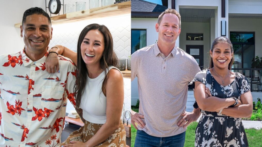 Kamohai Kalama and Tristyn Kalama on HGTV's 'Renivation Aloha'; Brian Kleinschmidt and Mika Kleinschmidt on HGTV's '100 Day Dream Home.'