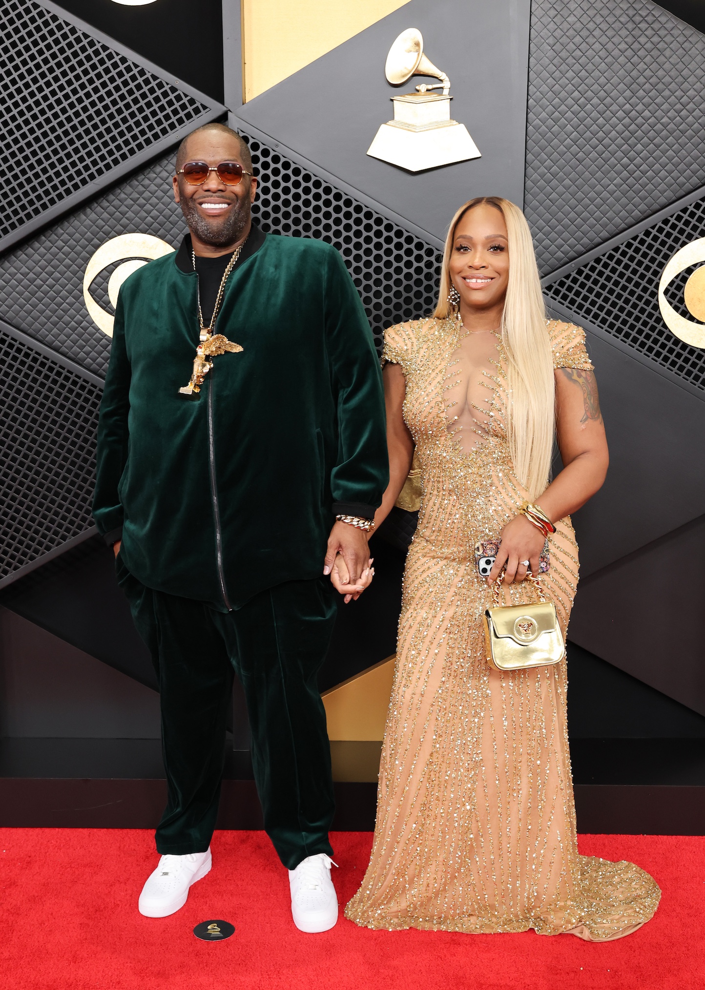 Killer Mike and Shana Render attend the 68th GRAMMY Awards at Crypto.com Arena on February 01, 2026 in Los Angeles, California.