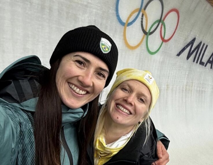 Kim Meylemans and Nicole Silveira at the Winter Olympics 2026