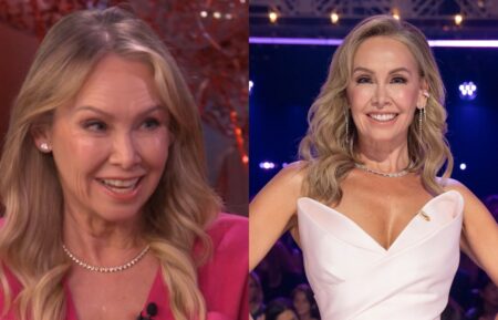 Kym Johnson on the February 13, 2026, episode of ABC's 'Live With Kelly and Mark'; Kym Johnson on Season 35, Episode 5, of ABC's 'Dancing With the Stars,' October 14, 2025.