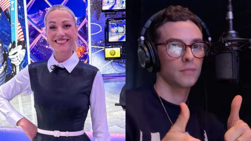 Lindsay Czarniak via Instagram, February 7, 2026; Adam Rippon via Instagram, February 9, 2026.