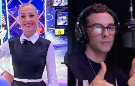 Lindsay Czarniak via Instagram, February 7, 2026; Adam Rippon via Instagram, February 9, 2026.