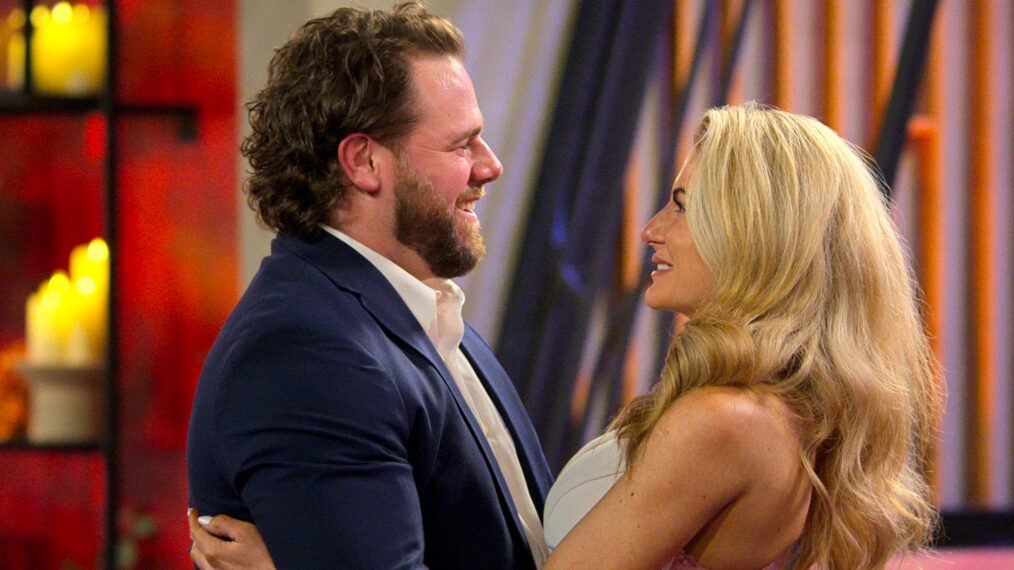 Jordan Faeth and Amber Morrison in episode 1003 of Love Is Blind