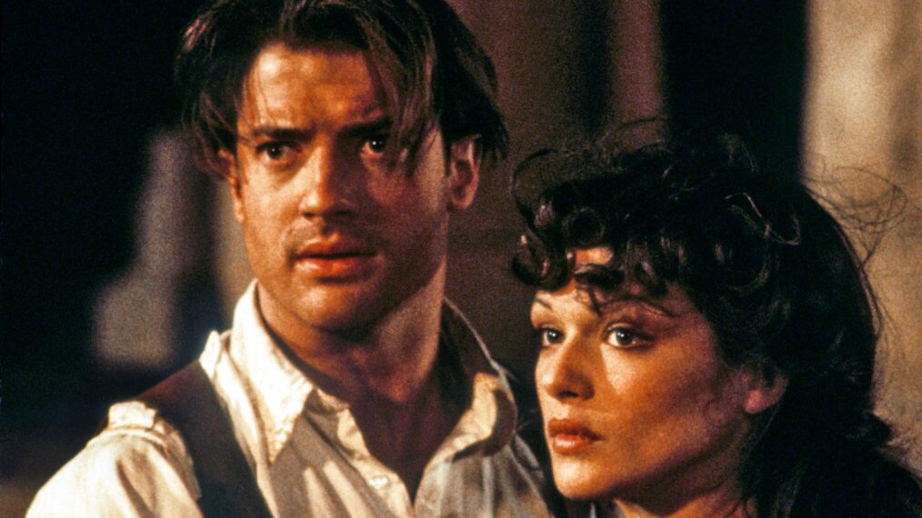 Brendan Fraser and Rachel Weisz in 'The Mummy'