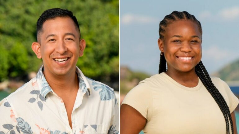 Mitch Guerra and Sai Hughley of Survivor 48