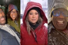 See 'Today,' 'GMA' & 'CBS Mornings' Stars Brave NYC Snowstorm to Get to Work