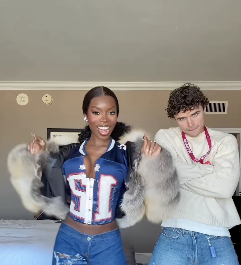 Nic Vansteenberghe and Olandria Carthen of Love Island