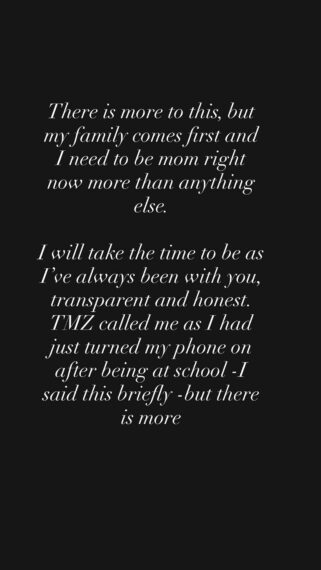 Nicole Curtis, Instagram Story, February 11, 2026.