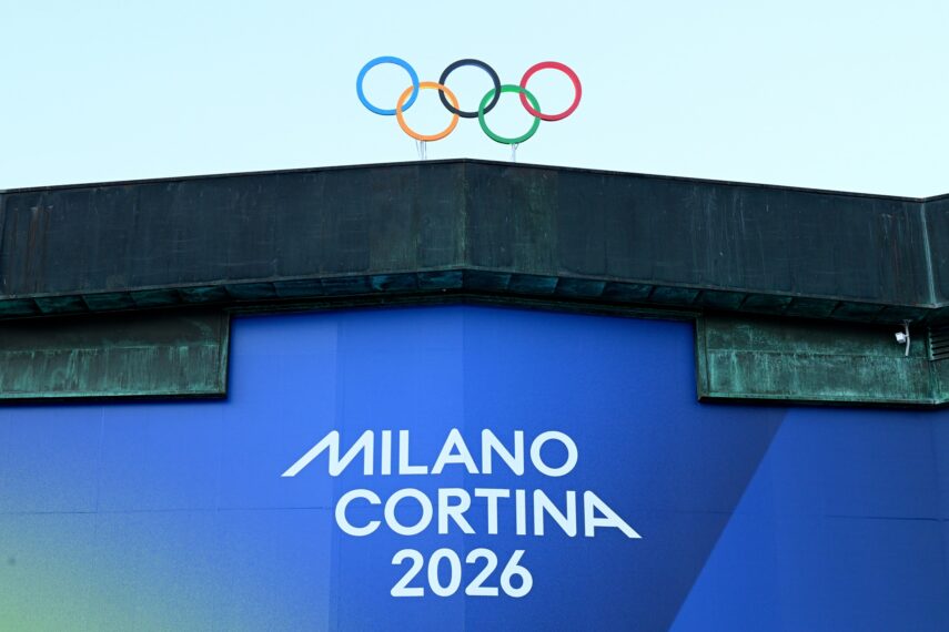 CORTINA D'AMPEZZO, ITALY - JANUARY 31: The Cortina Curling Olympic Stadium is seen ahead of the Milano Cortina 2026 Winter Olympics on February 01, 2026 in Cortina d'Ampezzo, Italy. (Photo by Mattia Ozbot/Getty Images)
