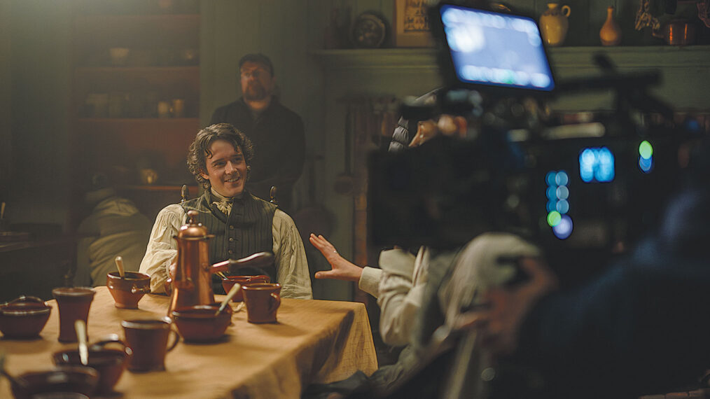 Savannah Print Shop; BTS; Fergus (César Domboy)