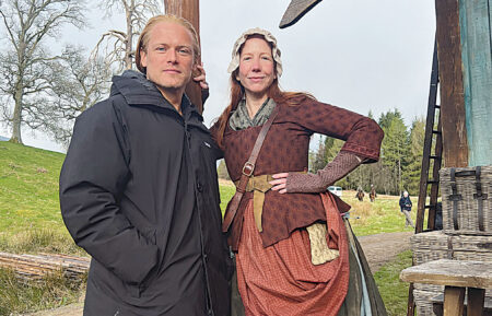 Outlander Heughan with Hahn