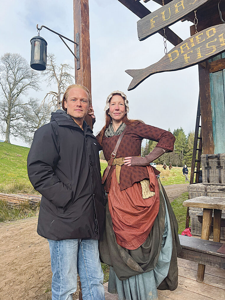 Outlander Heughan with Hahn