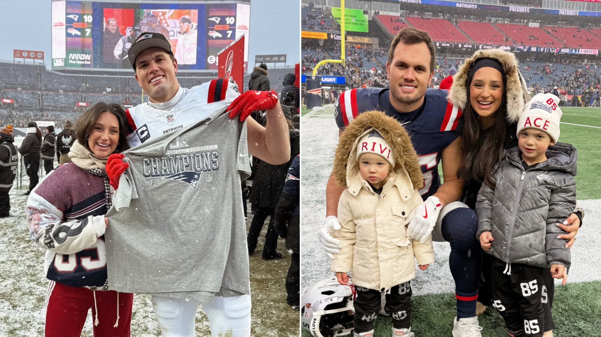 Parker Henry and Hunter Henry of the New England Patriots