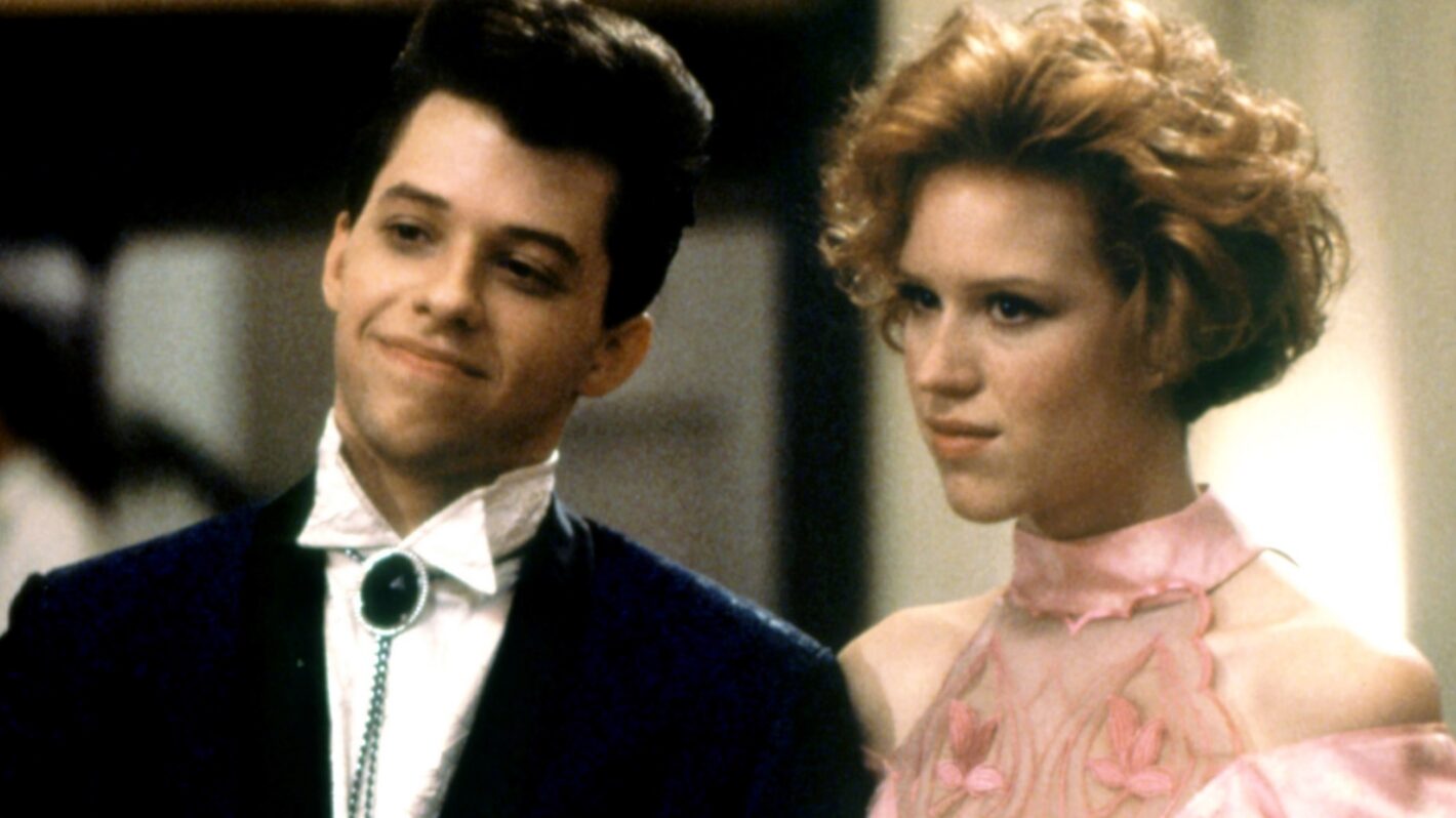 PRETTY IN PINK, Jon Cryer, Molly Ringwald, 1986, © Paramount / Courtesy: Everett Collection