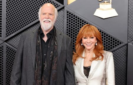 Rex Linn and Reba McEntire attend the 68th GRAMMY Awards at Crypto.com Arena on February 01, 2026 in Los Angeles, California.