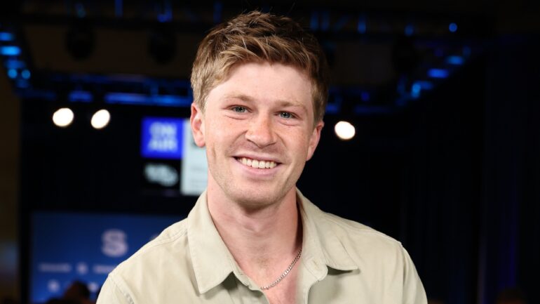 Robert Irwin visits SiriusXM on Radio Row at Super Bowl LX on February 06, 2026 in San Francisco, California.