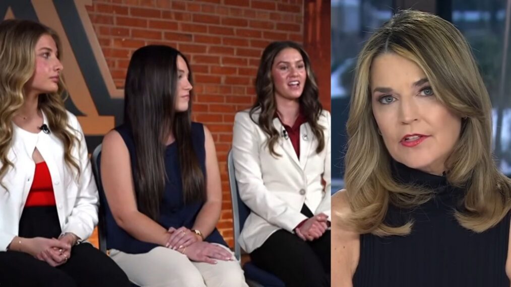 University of Arizona Pi Beta Phi sorority members, 'Today,' NBC, February 23, 2026; Savannah Guthrie on the January 30, 2026, episode of NBC's 'Today.'