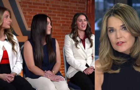 University of Arizona Pi Beta Phi sorority members, 'Today,' NBC, February 23, 2026; Savannah Guthrie on the January 30, 2026, episode of NBC's 'Today.'