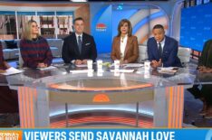 Sheinelle Jones, Jenna Bush Hager, Carson Daly, Hoda Kotb, Craig Melvin, and Al Roker on the February 9, 2026, episode of NBC's 'Today.'