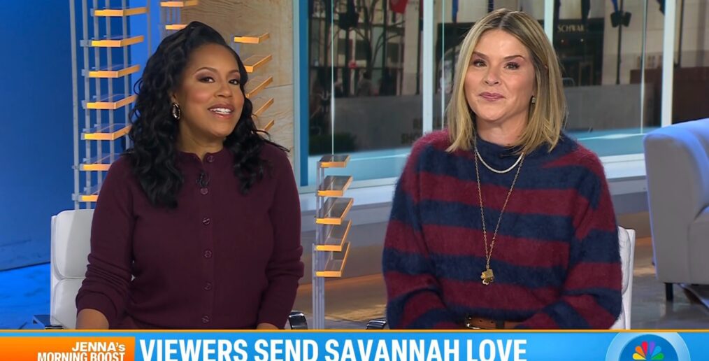 Sheinelle Jones and Jenna Bush Hager on the February 9, 2026, episode of NBC's 'Today.'