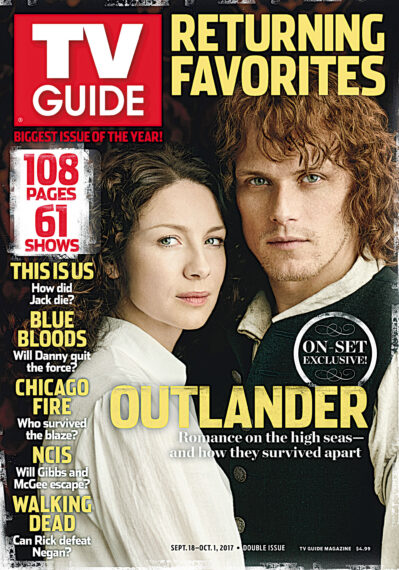 TV Guide Outlander Magazine Cover