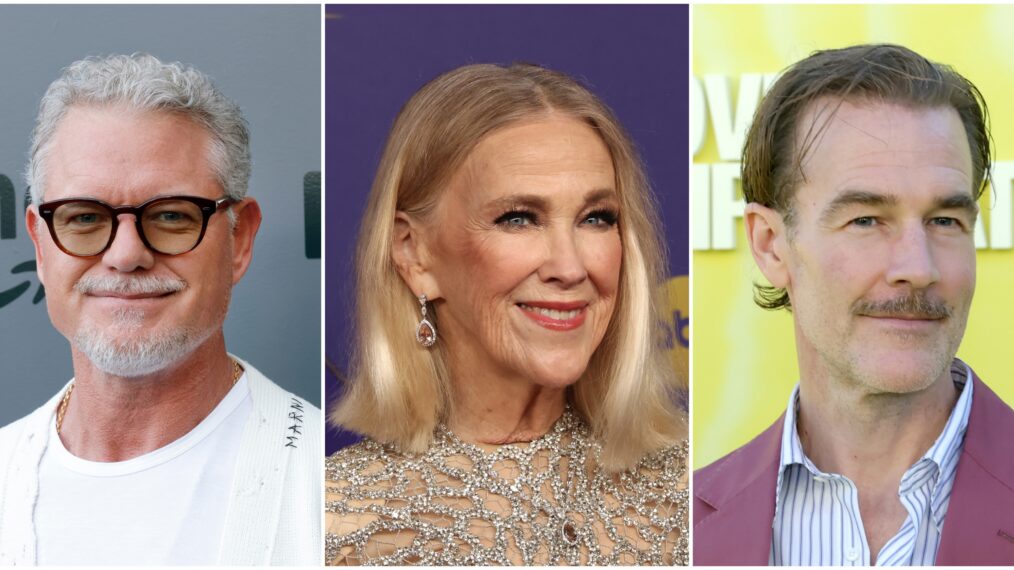 Eric Dane, Catherine O'Hara, and James Van Der Beer