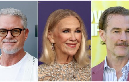 Eric Dane, Catherine O'Hara, and James Van Der Beer