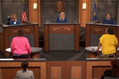 Tanya Acker, Patricia DiMango, and Adam Levy, 'Tribunal Justice' Season 3, Prime Video.