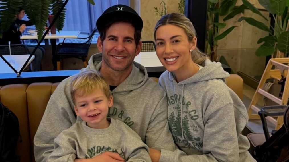 Tarek El Moussa and Heather Rae El Moussa with their son Tristan, Instagram, January 4, 2026.