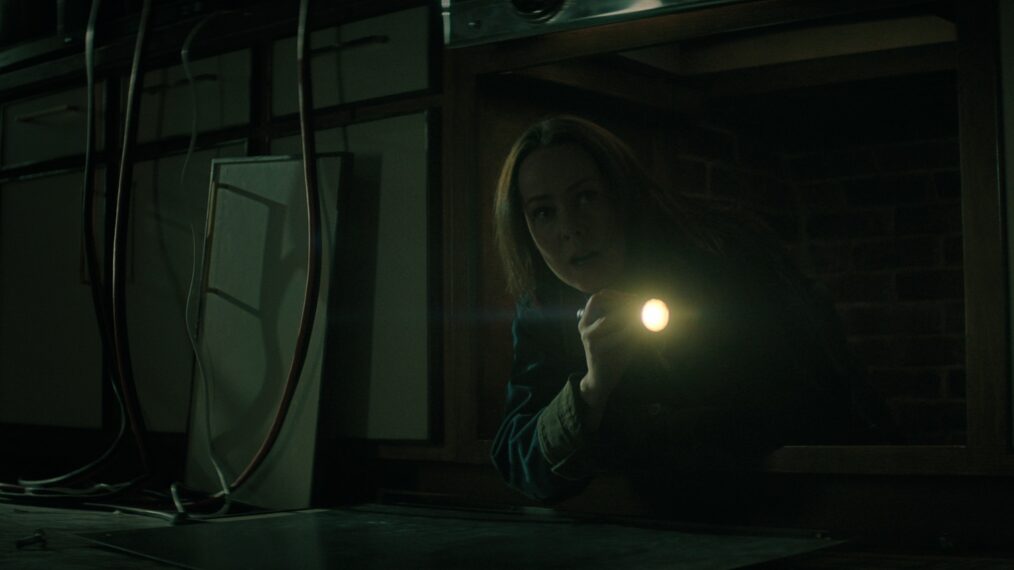 The Boroughs. Jena Malone as Claire Cooper in The Boroughs. Cr. Courtesy of Netflix © 2026